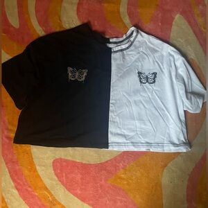 butterfly crop top
